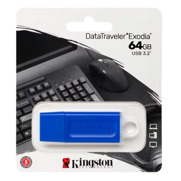 MEMORIA FLASH USB KINGSTON DATATRAVELER EXODIA 64GB