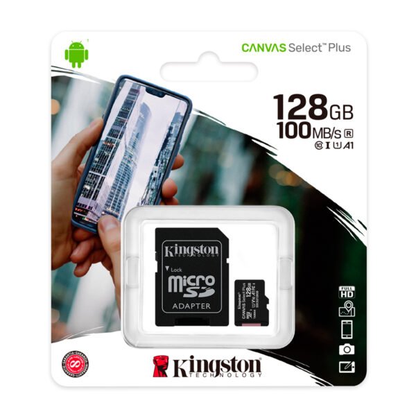 MEMORIA MICRO-SD KINGSTON CANVAS SELECT PLUS