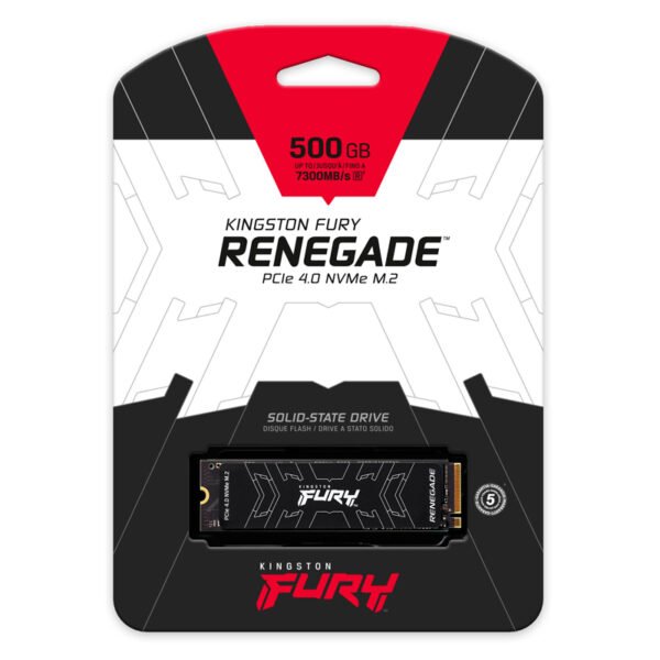 UNIDAD EN ESTADO SOLIDO KINGSTON FURY RENEGADE 500GB - Imagen 2